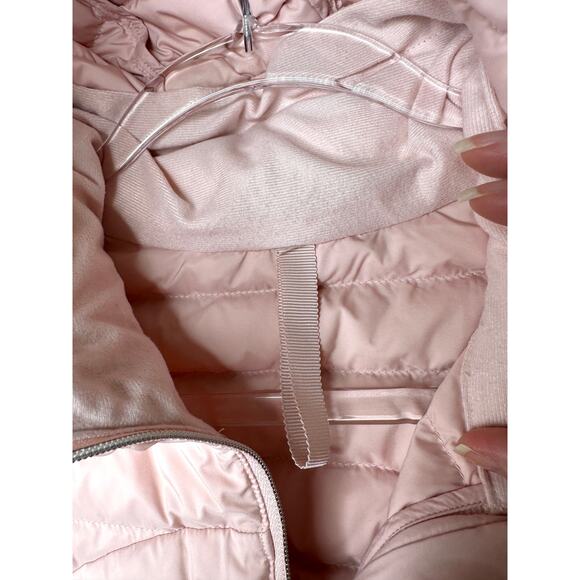 Lululemon Pack It Down Pink Puffer Hooded Jacket with Bag - Picture 8 of 16